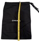 CHANEL Black Solid Drawstring Dustbag Storage Pouch with Logo Accent, 1pc — photo 1