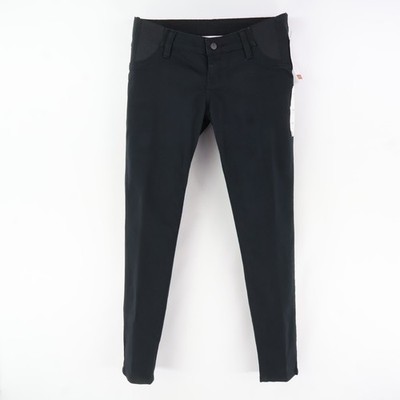 Ingrid & Isabel Maternity Skinny Jeans 6 Black Expandable Smooths & Sculpts NEW
