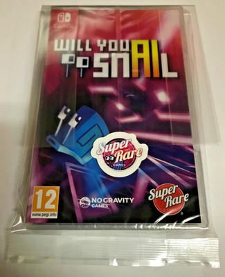 Will You Snail? - Super Rare Games #80 - SRG - Nintendo Switch - Brand New 