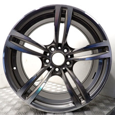 BMW 3 SERIES F87 M3 F80 19" FRONT GREY DIAMOND CUT ALLOY WHEEL 2284550 (P-489)