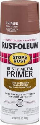 Rust Oleum 7769830 Rusty Metal Primer Spray Paint 12 Ounce Red Rust Painters