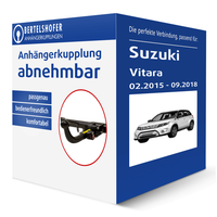 Oris AnhäNgerkupplung Abnehmbar für Suzuki Vitara Typ LY AHK NEU