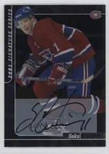 2000-01 ITG Be A Player Signature Series Auto Saku Koivu #163 Auto