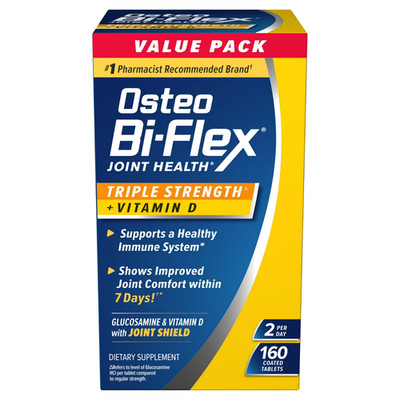 Osteo Bi-Flex Triple Strength Joint Health Supplements with Vitamin D 160 Tablet