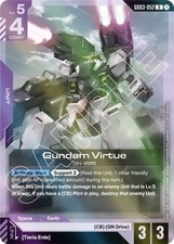 Gundam Virtue [R+ Holo] #GD03-052 Prices | Gundam Steel Requiem