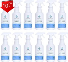 Natural Multipurpose Surface Cleaner, 32 fl oz Spray Bottles, 12 Pack,NEW