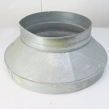24" x 16" Galvanized Steel Spiral Duct 22 Gauge Increaser/Reducer