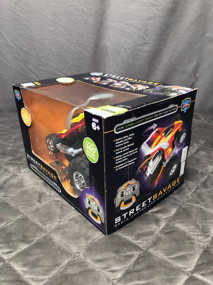 Blue Hat Toy Company Street Savage Red Radio Controlled Flip Stunt RC Vehicle - Image 3 of 4