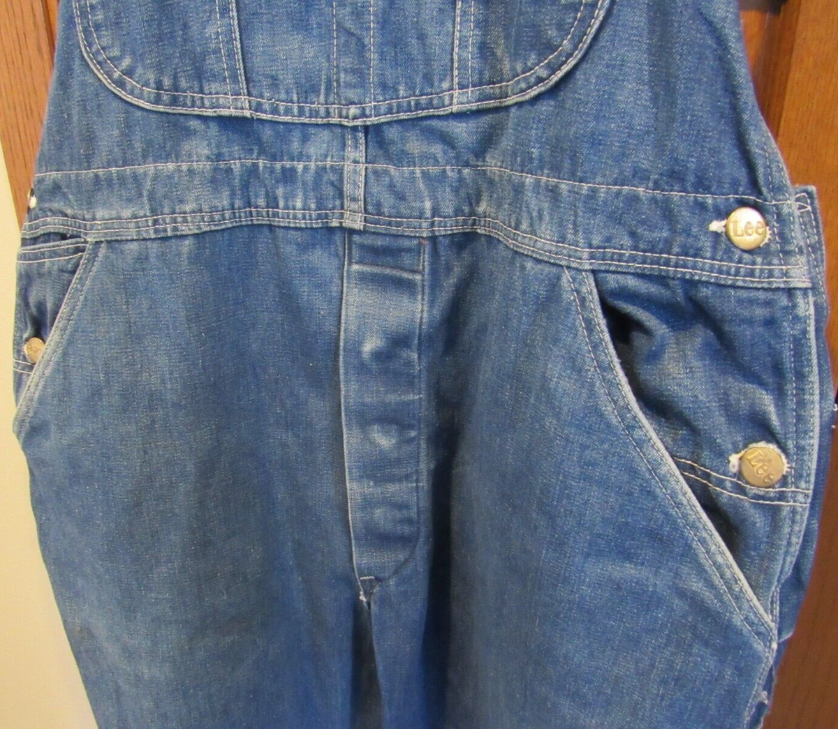 Vintage 1960's LEE JELT Sanforized Union Made All Cotton Denim