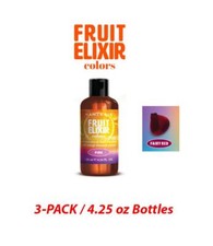 Hantesis Fruit Elixir Italian Semi-Permanent Hair Color FAIRY RED 3-Pack