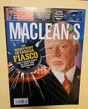 Don Cherry Macleans Magazine Hockey Night Fiasco 2008 Brand New RETIRED 