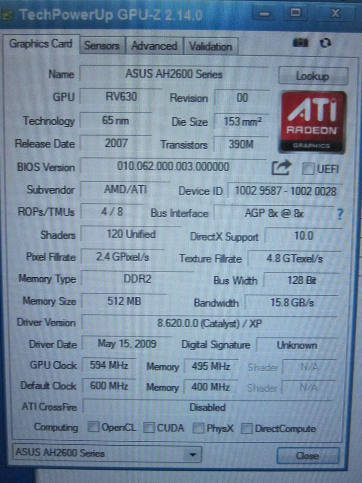 Sapphire ATI Radeon HD 2600 Pro 512MB AGP Videocard TESTED - Image 4 of 4