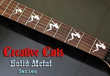 Mudflap Girl CHROME Fret Markers Vinyl Inlay Sticker Decal for BASS and GUITAR