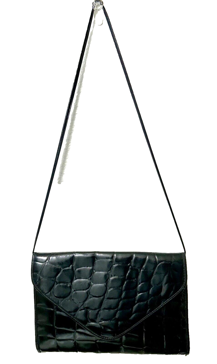 Vintage Elegant Black Leather Women\'s Bag Beautiful, Elegant, High-quality Vintage Handbag, Black  main image 2