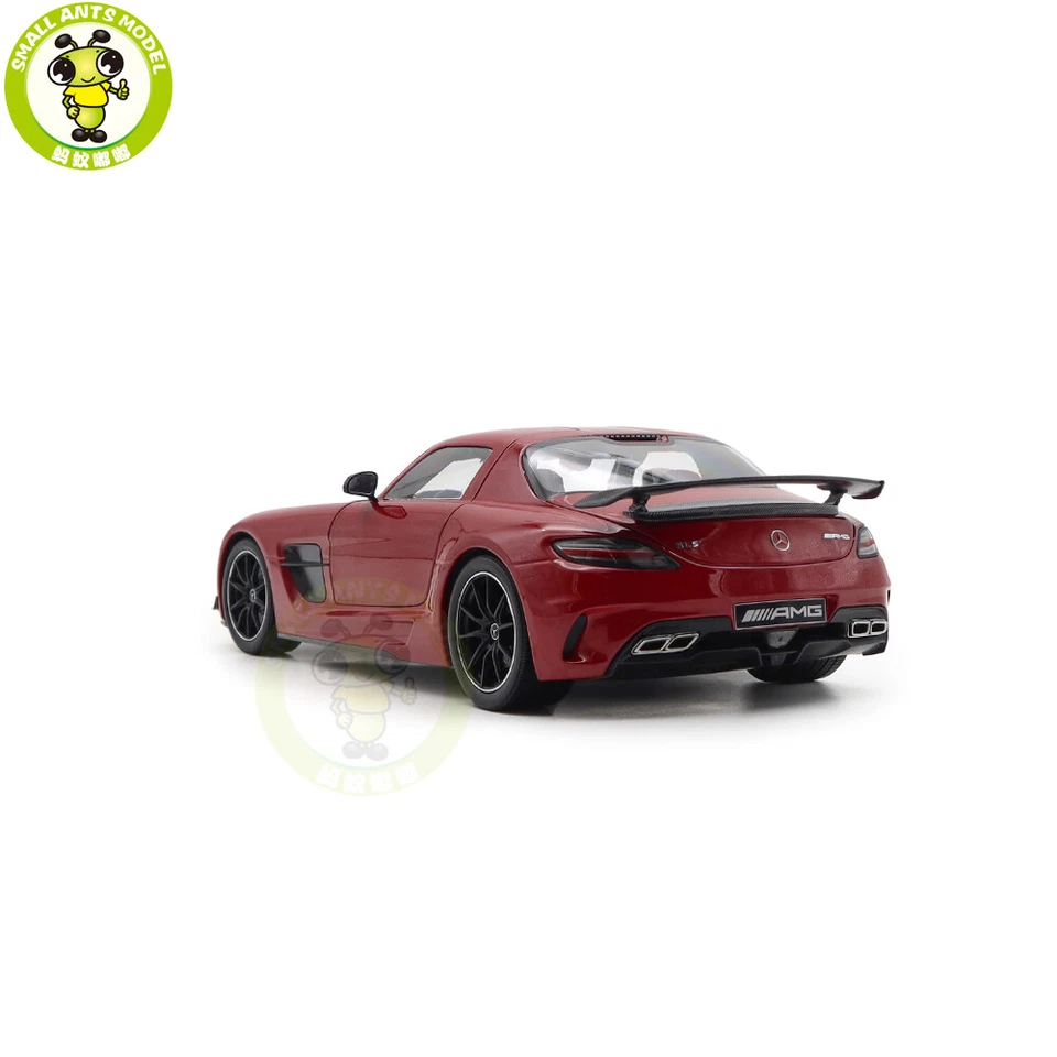 1/18 Benz SLS AMG Black Series 2013 Red Minichamps Diecast Model Car - Image 3 of 4