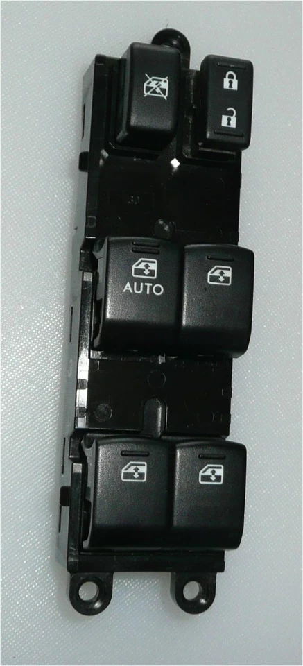 Interruptor maestro de ventana eléctrica Subaru Legacy 2013 2014 negro OEM PN: 83071AJ21A  Foto 3 de 4