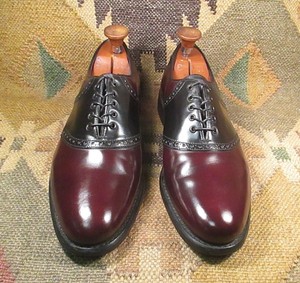 two tone saddle oxford shoes