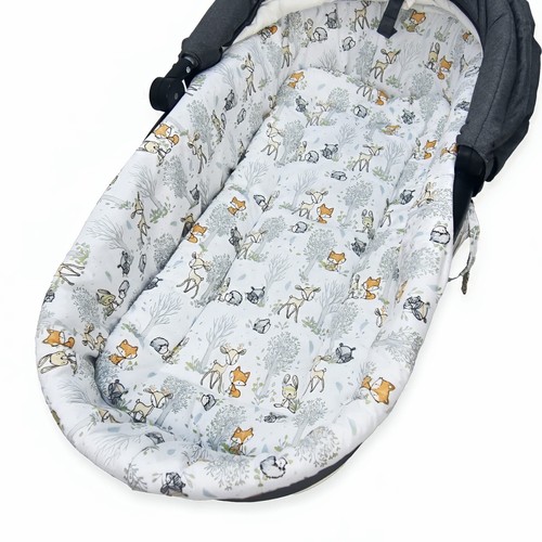 Baby Carrycot Soft Cotton Insert with Soft Mattress for Gondola in Safari - Picture 22 of 41