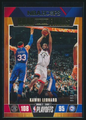2019-20 NBA Hoops Road to the Finals 2nd Round /999 SP Kawhi Leonard Raptors