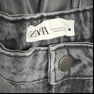 【神シルエット】ZARA ZW THE 90's ワイドレッグデニム 36サイズ ZW コレクション テーラードワイドレッグハイウエストデニム
