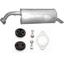 Endschalldämpfer Auspuff +Anbausatz für Hyundai Getz Fließheck 1.1i 1.3i 1.4(TB)
