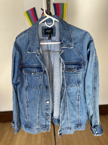 Forever 21 Light Denim Jean Jacket 