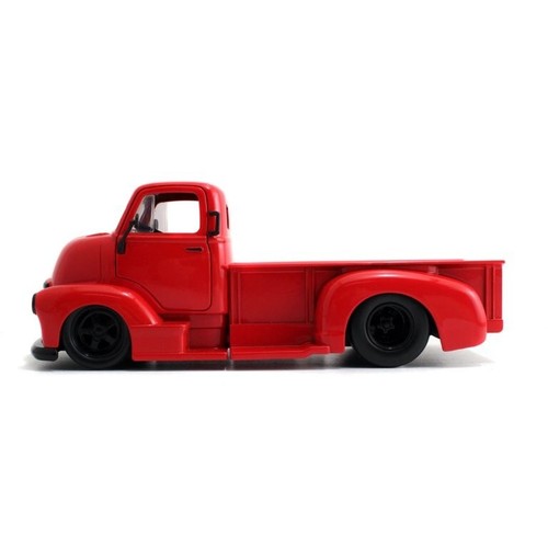 97461) DI GIADA. PICKUP CHEVY COE 1952. COLORE ROSSO. PORTE APRIBILI. SCALA 1/24. - Foto 4 di 6