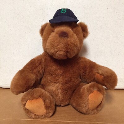 Plush Teddy Bear Baseball Cap Lands End by Gund Limited Edition 1991 14  AR40