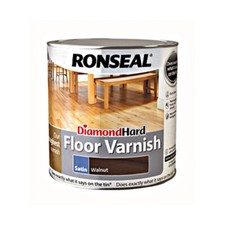 Ronseal Diamond Hard Coloured Floor Wood Varnish,  Various Sizes & Colours