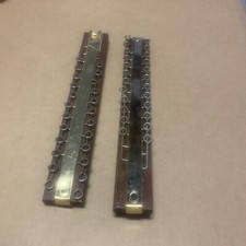  2 Vintage Wall Mounted Hanging Tie Select Tie Belt Hanger/Organizer 24