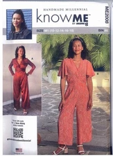 Know Me ME2008 Jumpsuit Sewing Pattern by Mimi G McCalls Designer Maker Misses