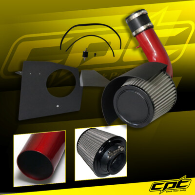 For 10-15 VW Volkswagen Jetta 2.0L TDi Red Cold Air Intake Stainless  Air Filter