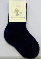 Kinder Baby Socken 100% Bio Schurwolle GOTS grob + feinstrick ÖKO Organic Wolle