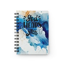 Faithful Spiral Journal, Christian Notebook, Prayer Journal, Religious Diary