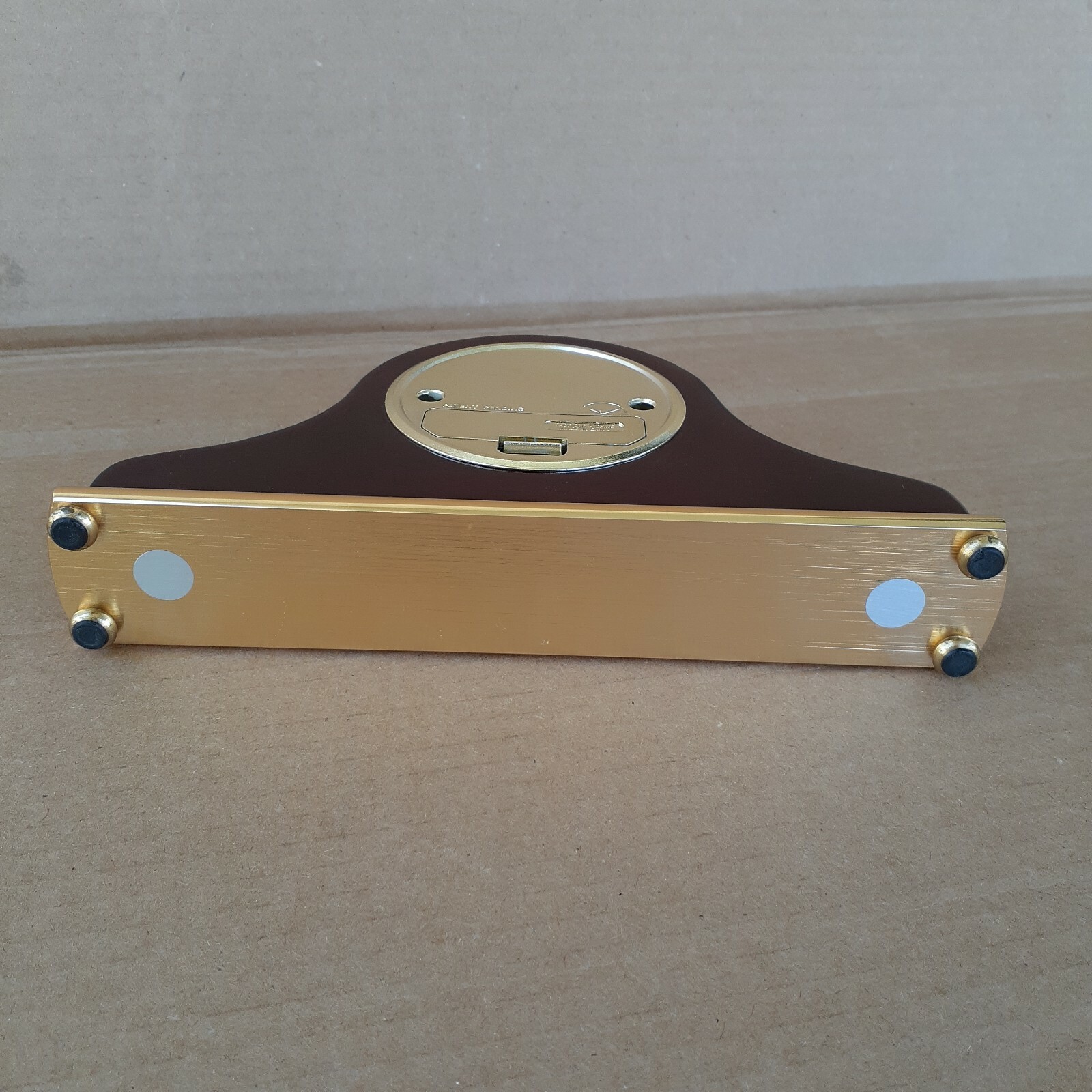 Danbury Clock Co 7.5” Mantle/Desk Clock Tested Clean w/ battery eBay