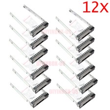 12pcs For Dell Gen14 R740 R740XD R940 2.5" SAS SATA Drive Caddy Tray DXD9H New