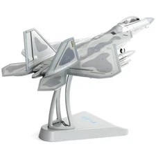 F22 Raptor 1/72 DiecastMetal Aircraft Model Kit USAF Fighter Jet Alloy (AK 90FS)