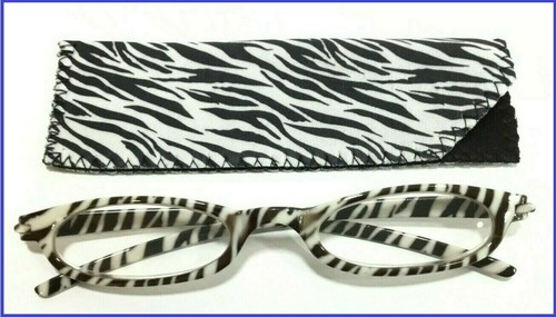 Occhiali da lettura per donna presbiopia graduati occhiale vista zebrati  1.50 2 | eBay