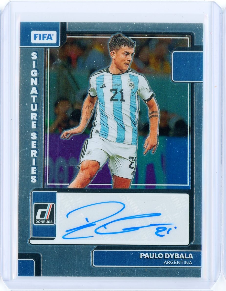 2023 Panini Donruss FIFA Dybala Auto /49