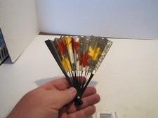 VTG JAPAN AIR LINES SOUVENIR PAPER FAN USED CLEAN