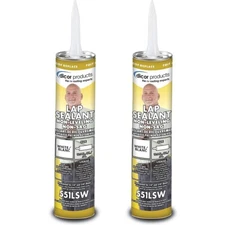 Dicor 551LSW-1 QTY. 2, Non-Leveling Non-Sag Lap Sealant White, 10.3 OZ Tube
