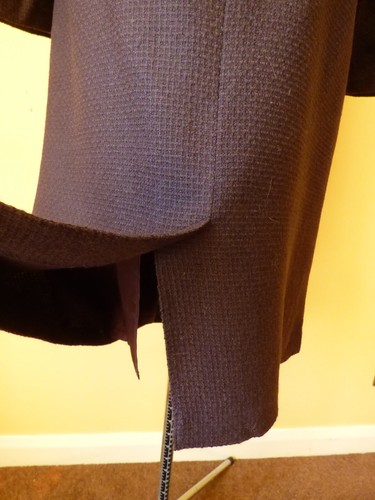 M&S Purple Wool Lined Tailored Jacket & Straight Skirt Suit Size 14/16 VGC - Picture 13 of 24
