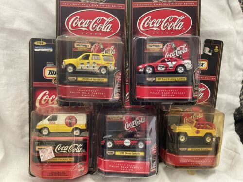 Coca Cola MATCHBOX COLLECTIBLES POLAR BEAR FANTASY EDITION/ New In Box Lot of 5 - Picture 1 of 7