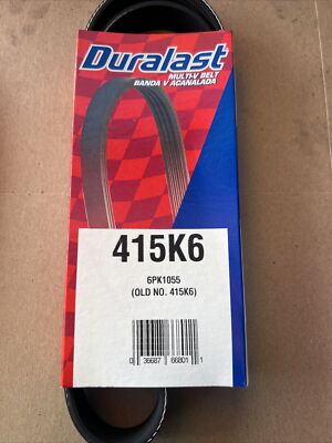 DURALAST Multi V Belt 415K6 NOS Duralast | eBay