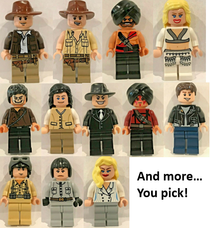 lego minifigures indiana jones