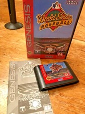 World Series Baseball SEGA GENESIS GAME w/ Box  Instructions