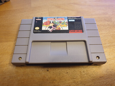 Monopoly Super Nintendo SNES NTSC US #2