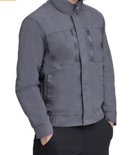 Marc New York Andrew Marc Gunther Textured Nylon Four Pocket Bomber SZ M