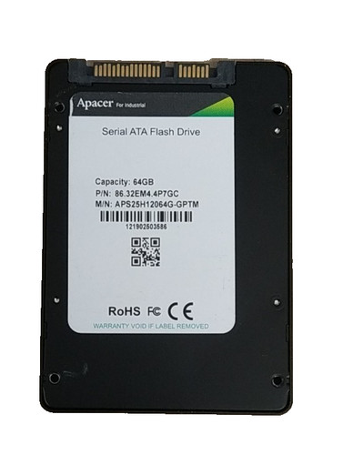 Apacer 64GB Industrie Grad SATA 2.5 " SSD APS25H12064G-GPTM