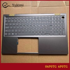 06P0TG FOR DELL Inspiron 15 Pro 5510 5515 Black C Shell Upper Palmrest Keyboard